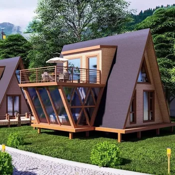 Triangle Wooden Outdoor Cabin 1