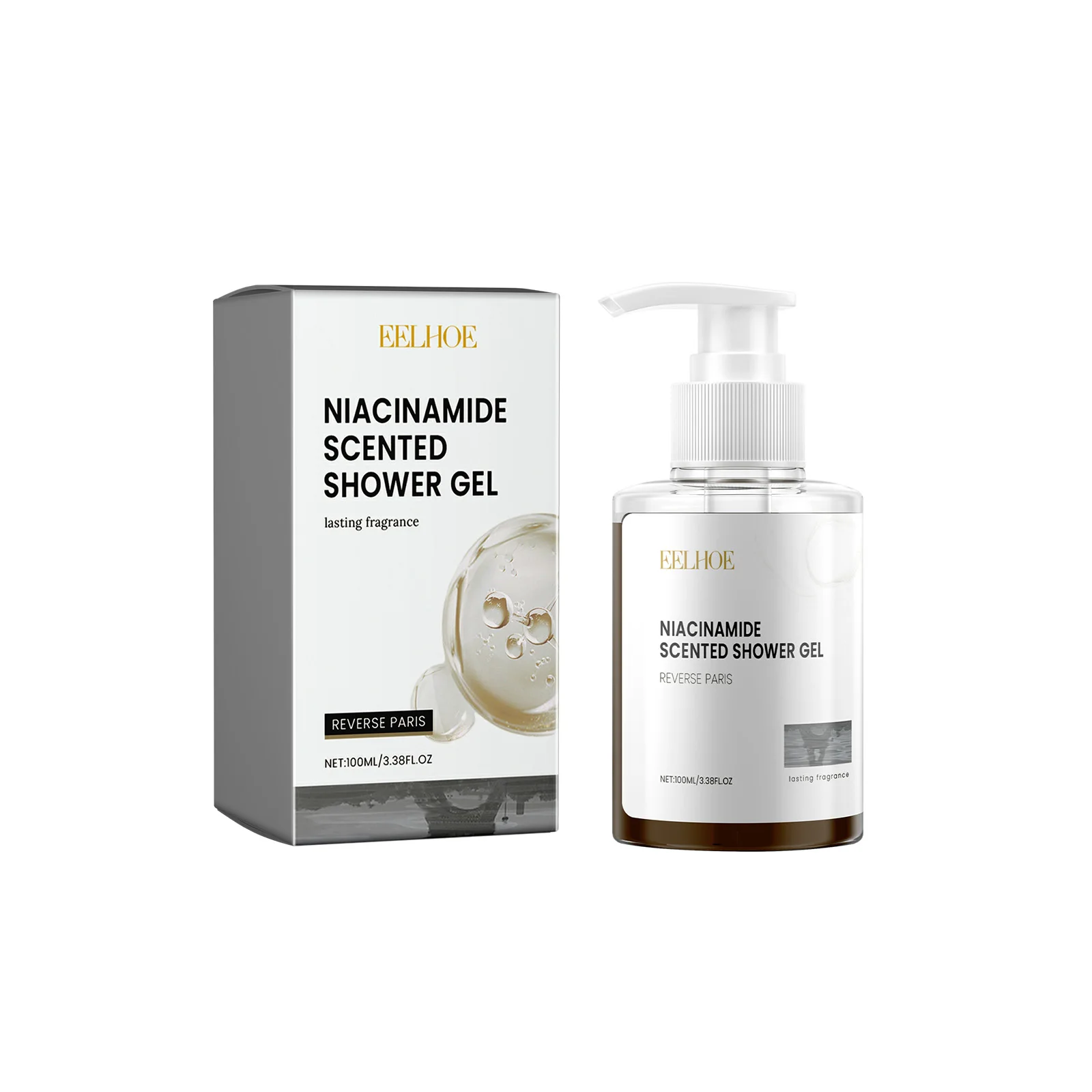 Eelhoe Perfumed Body Wash Gel Body Cleanses Exfoliates Brightening Complexion Delicate Pores Moisturizing Repair Wash
