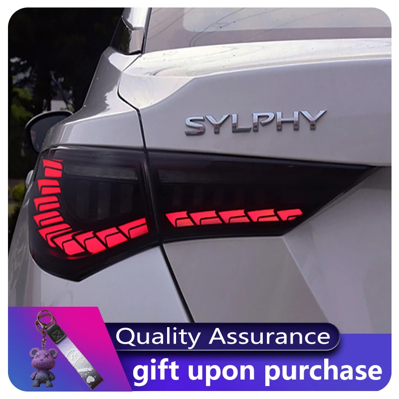 

LED Tail Lights Assembly For Nissan Sylphy/Sentra/Pulsar 2019 2020 2021 2022 Rear Lamps Sequential Turn Signal