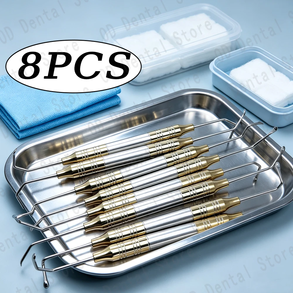 8-teiliges Dental-Sinuslift-Set mit Elevatoren und Periostealseparator für Implantatchirurgie