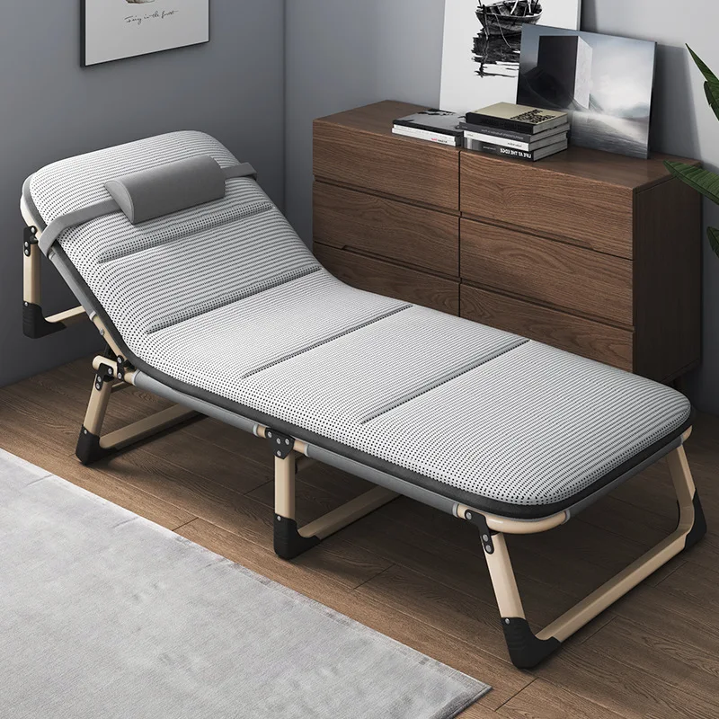 Folding bed single bed siesta siesta escort portable multifunctional marching office lounge chair