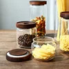 Storage Jar Hermetic Pots for Food Sealed Container Tea Coffee Sugar Storage Jars Glass Jar With Lid Airtight Food Containers 4