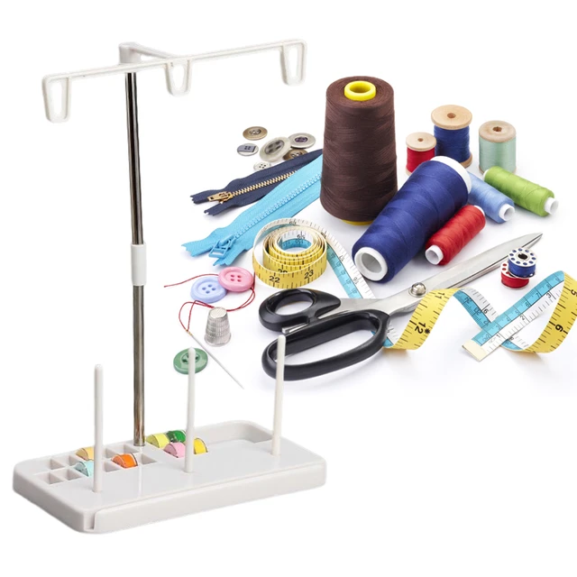 Sewing Machine Universal Thread Stand Plastic 3 Spools Holder Household Thread  Holder for Sewing Embroidery