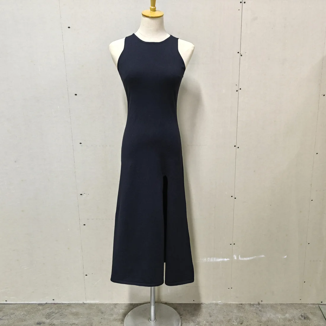 Summer New Sleelvess Slim Bodycon Dress Women Casual High Split Out Solid Holiday Beach Sundress White Tank Dresses 2025