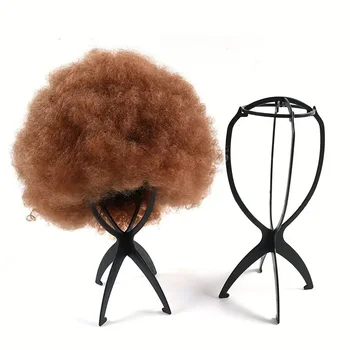 1pcs High Quality Wig Stand Multi-Purpose Use Hat Wig Hair Head Stand Foldable Flexible Plastic Wig Holder