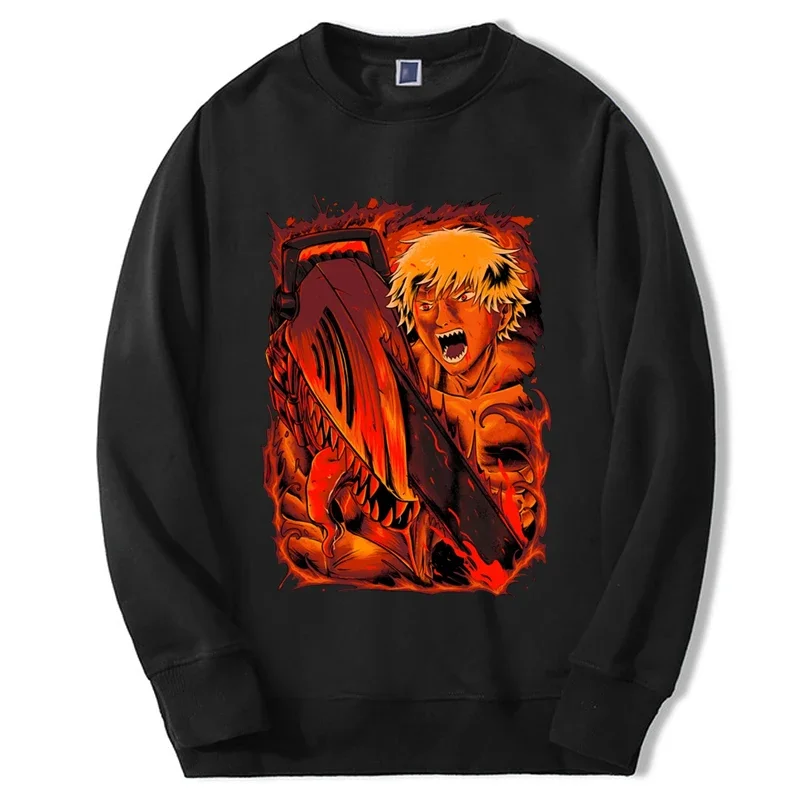 

Hot Anime Chainsaw Hoodie Unisex Tracksuit Long Sleeve Clothes Sweatshirts Denji Demon Graphic Hoodie Fashion Casual Sportswear