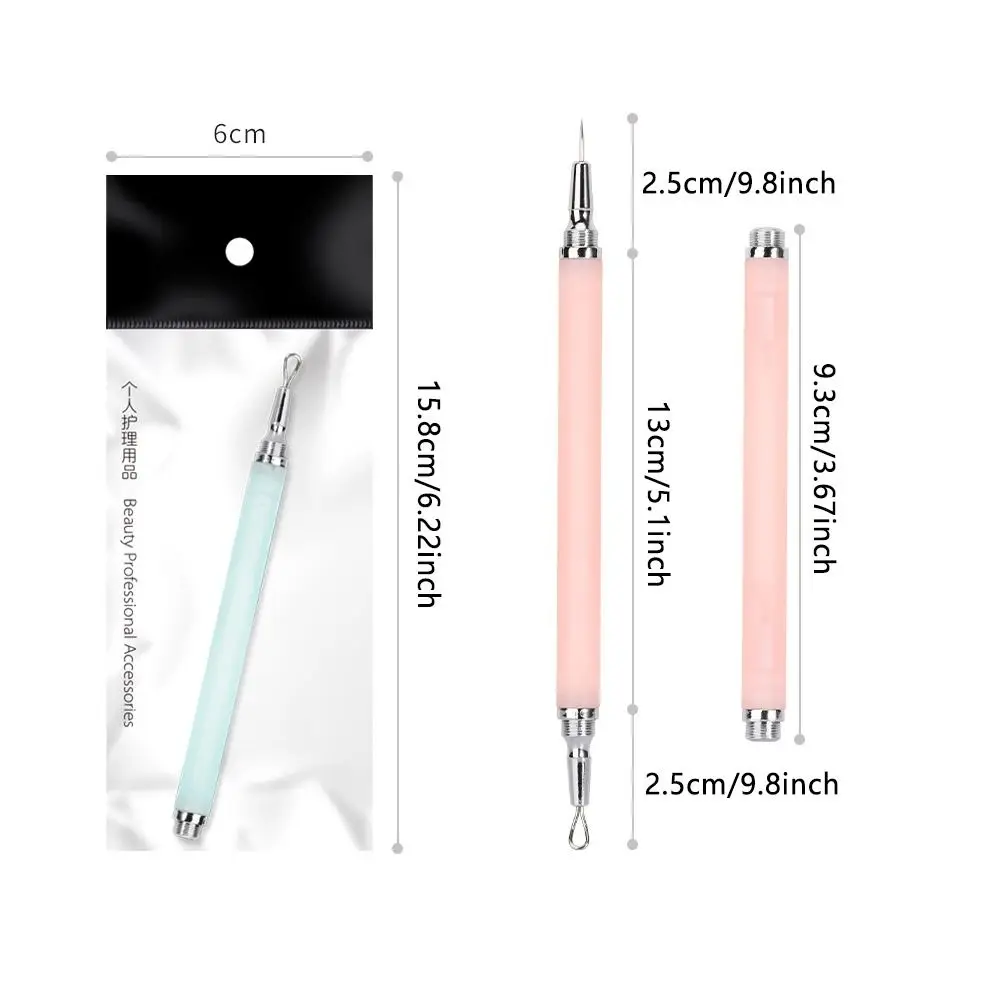 Stainless Steel Double-Head Blackhead Remover Detachable Pore Cleaner Needles Pimples Removal Tool Whitehead Squeeze Extractor