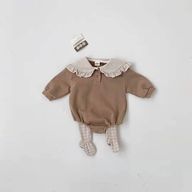 bodysuit primavera novo infantil meninos menina manga