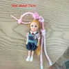 19 Styles Cute Doll Pendant Hanging Backpack Ornament DIY Change Clothes Bag Charm Car Key Ring Bag Decoration for Barbie Doll 6