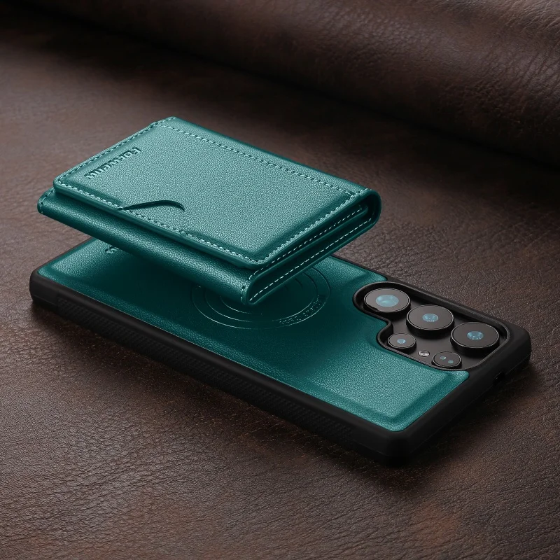 MagSafe Magnetic Leather Wallet Phone Case Cover