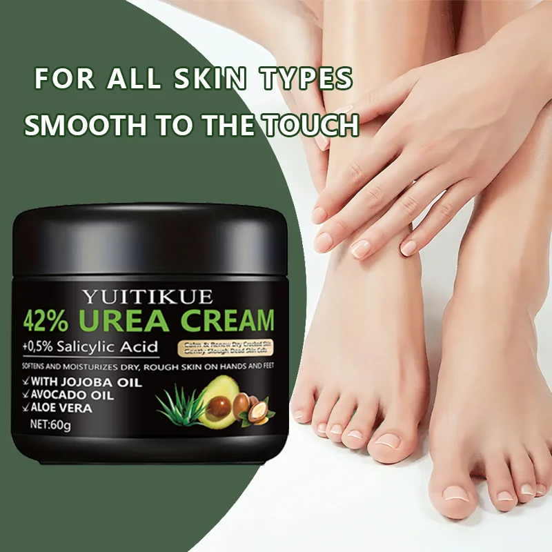 YUITIKUE 42% urea cream, 0.5% salicylic acid, softens and moisturizes dry and rough skin on hands and feet