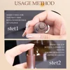 Pressing Eyebrow Pen Natural Wild Microblade Brow Effect Quick Drying Waterproof Lasting Durable Eyebrow Coloring Cosmetic 6