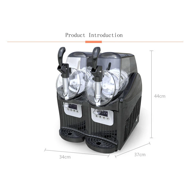 Hot Sale One Tanks 48L Commercial Snow Melting Machine Beverage Fruit Juice Cold Drink Dispenser Slush Machine 3