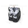 Hot Sale One Tanks 48L Commercial Snow Melting Machine Beverage Fruit Juice Cold Drink Dispenser Slush Machine 3