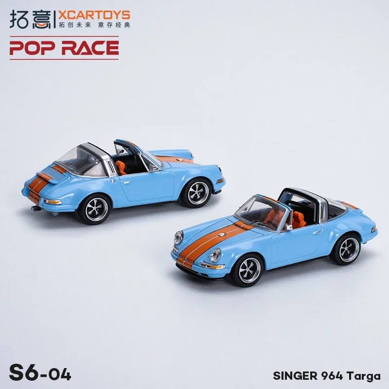 

PreSale XCarToys x Pop Race 1:64 SINGER 964 коллекция моделей автомобилей из литой под давлением