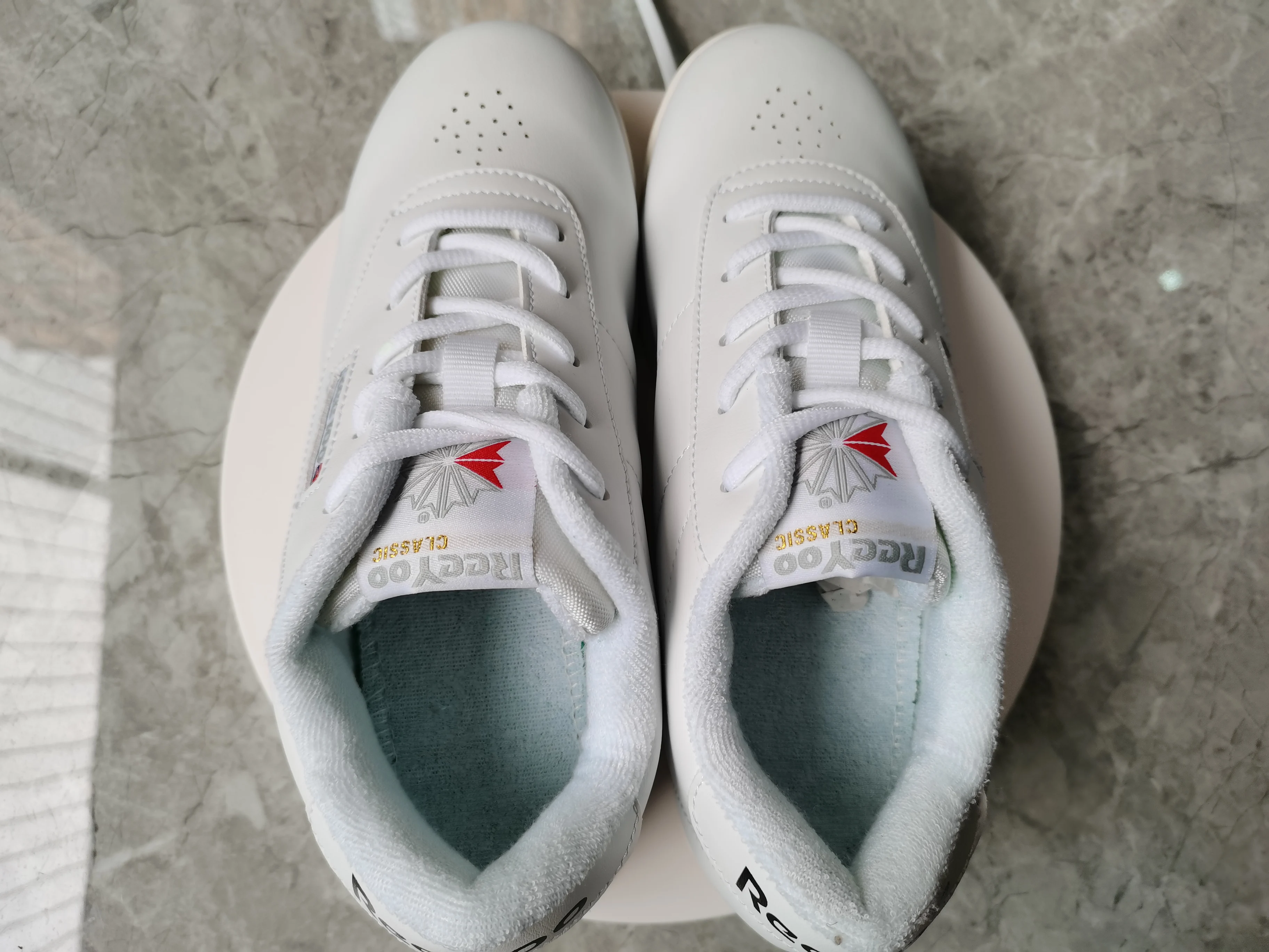 Marwoo cheerleading shoes Children's dance shoes Fitness Women's white jazz sports R001