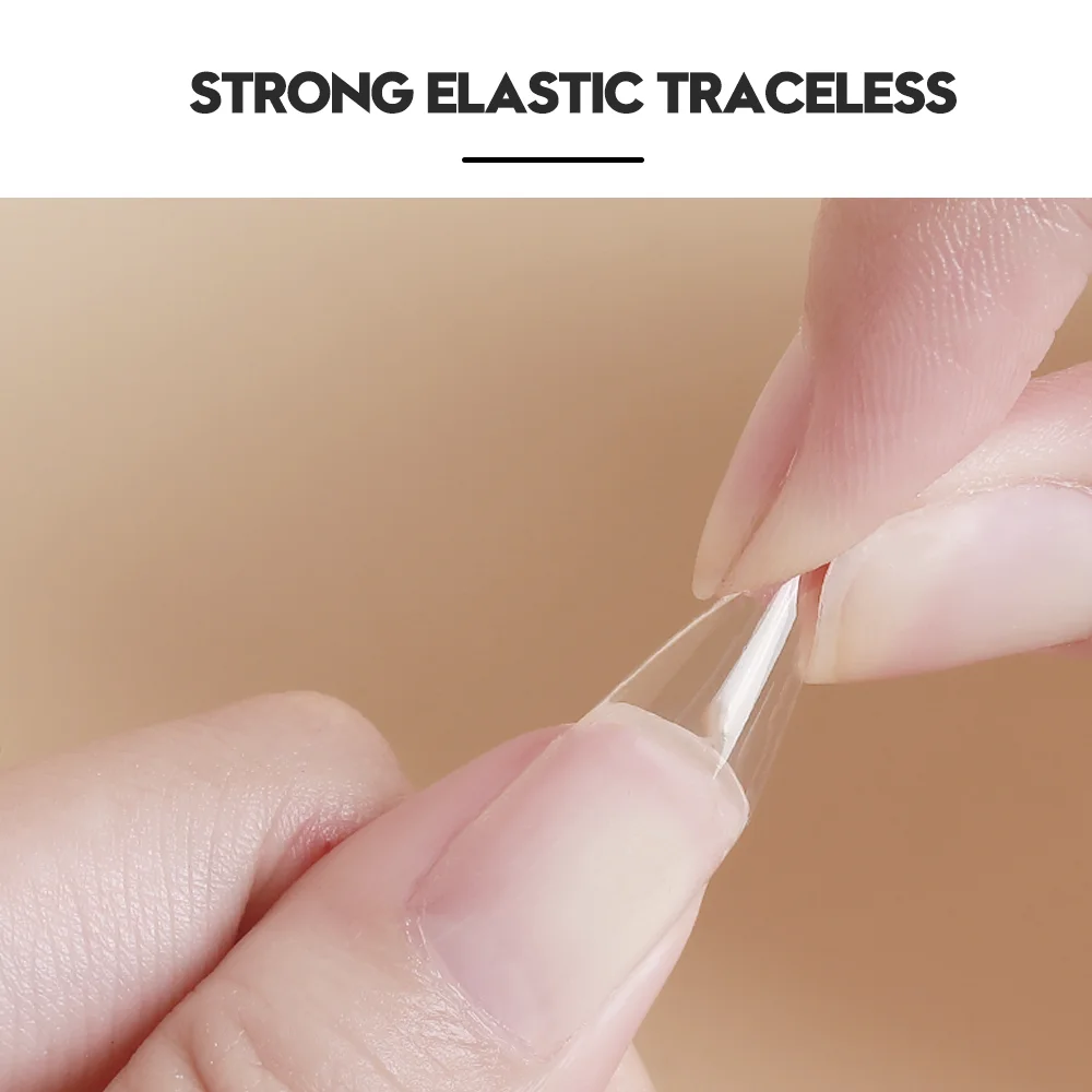 Beautilux Solid Tip Gel False Fake Nail Soak Off  Jelly Gummy Base Gel Glue For American Pose Capsule Tips Adehesive
