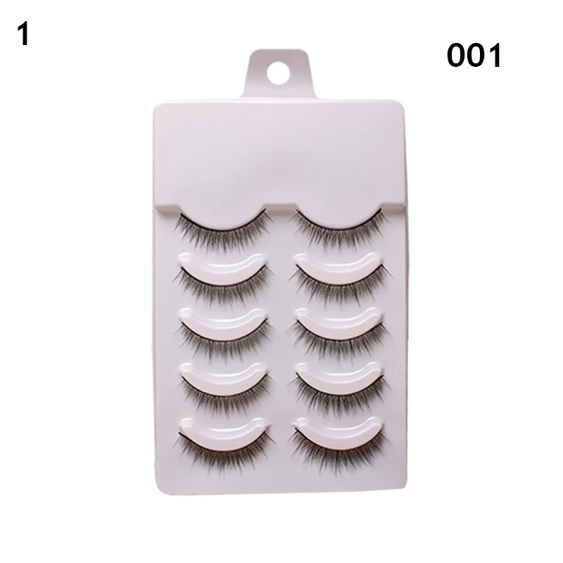 Cosplay&ware 5 Pairs Japanese Fairy Manga Lashes Anime Cosplay Natural Wispy Korean Makeup Artificial False Eyelashes Yzl1 -Outlet Maid Outfit Store S28f2a3e7063a436bbccc868112087ea4w.jpg