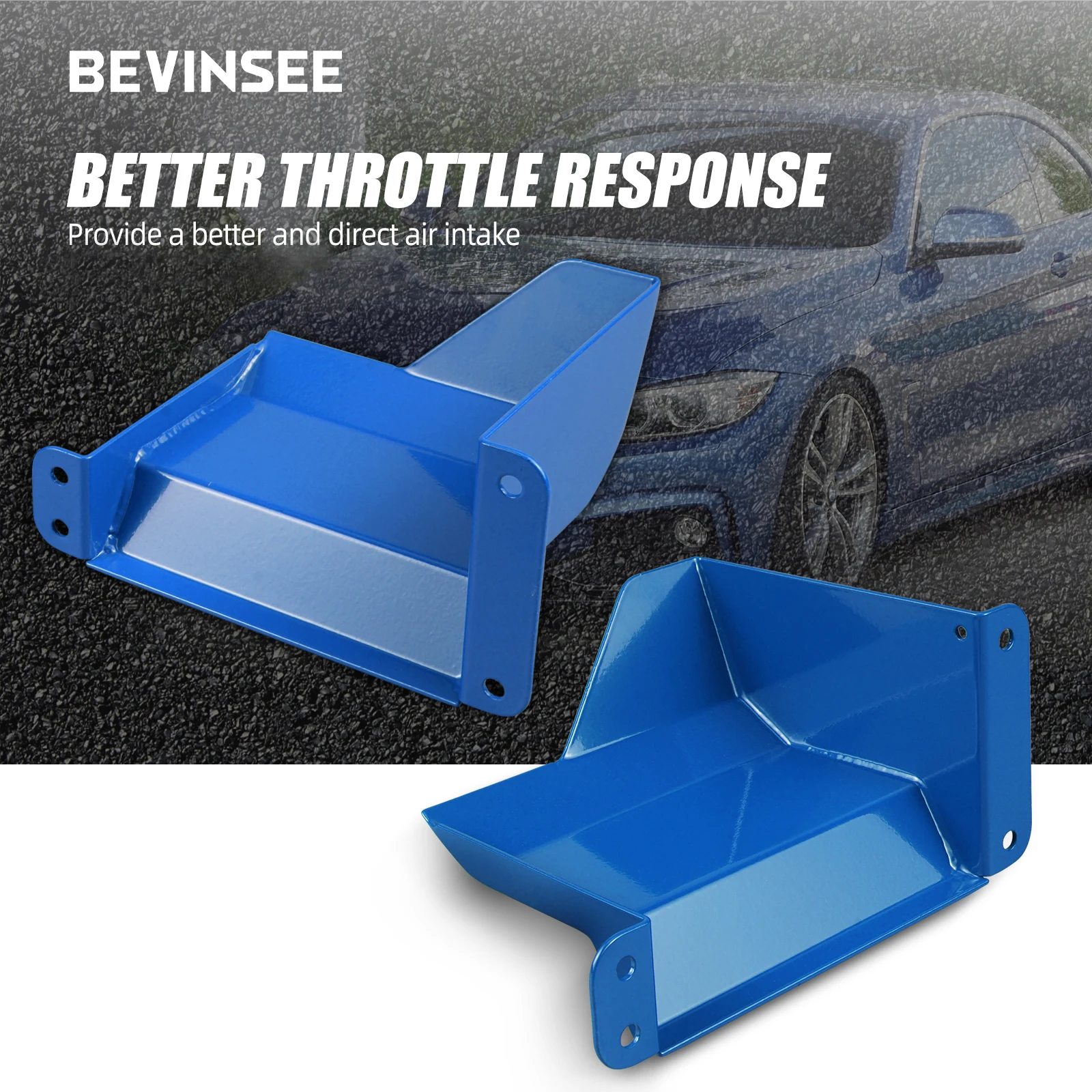 BEVINSEE 공기 흡입 스쿠프, BMW F30 F21 F20 F80 M3 F32 328i 335i 340i 435i 440i N20 N55 B48 B58 용