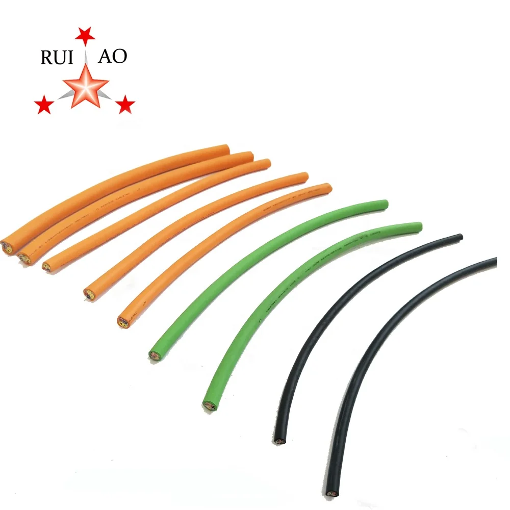

RUIAO supplier Power 2X2 core 26AWG high flexible drag chain towline cable