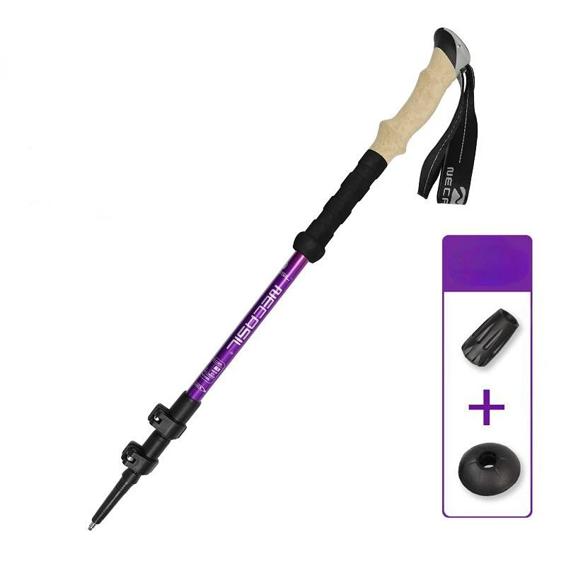 Bâtons Randonnée Aluminium Aéronautique - Télescopiques 50-110cm - Antichoc - Ultralégers 300g
