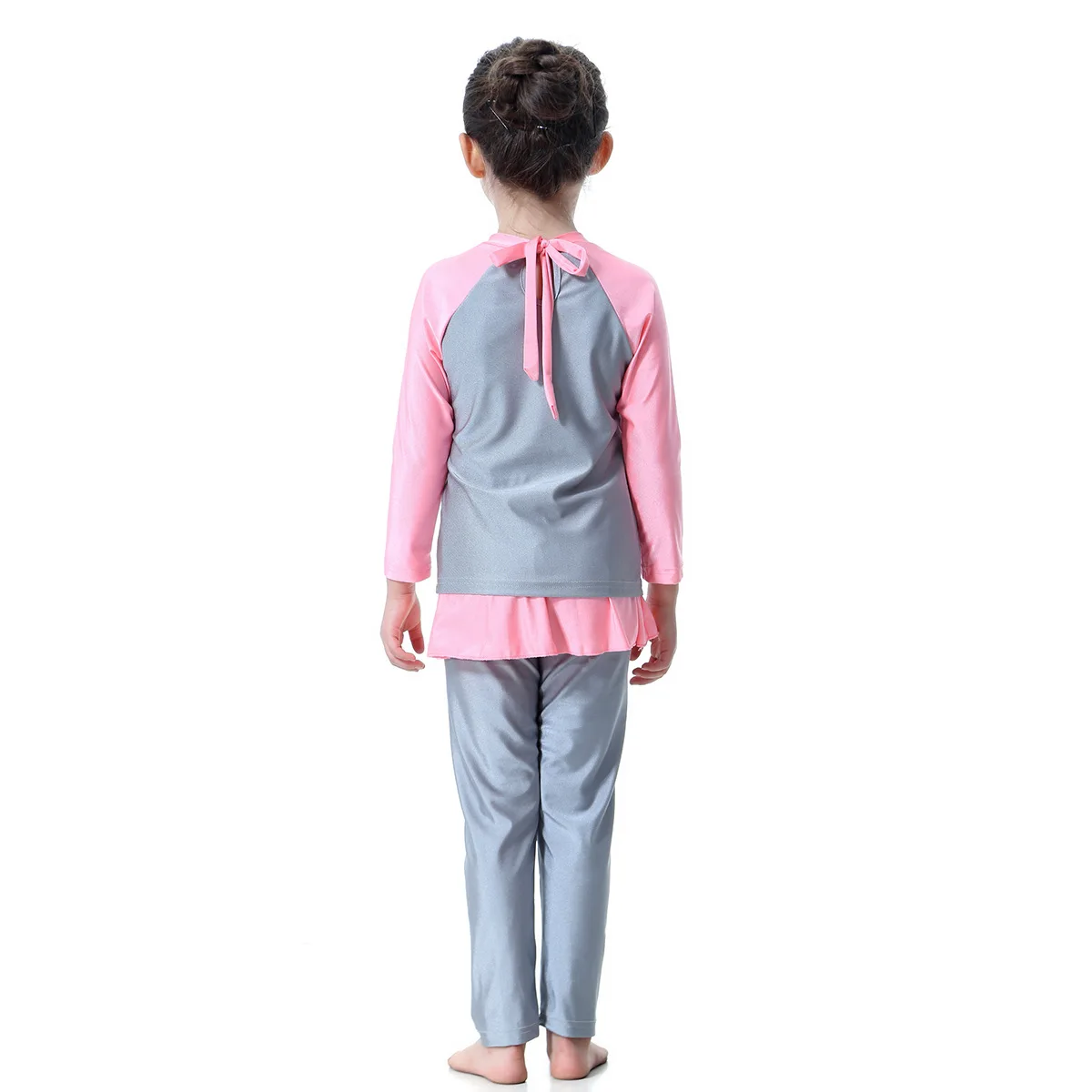 High Quality Tops+legings+cap 3pcs Kids Swimwear for Islamic Girls Full Cover Swimsuits Maillot De Bain Musulman Bathing Suits