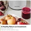 Hurom H400 Easy Clean Slow Juicer, Matte Black | Hands Free  Hopper Fits Whole Produce  Quiet Motor  Scrub Free Cleaning 3