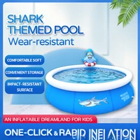 3DRound forme écart ancienne plus épaisse piscine gonflable ménage enfants seau de natation adulte famille grande piscine de couchage 2