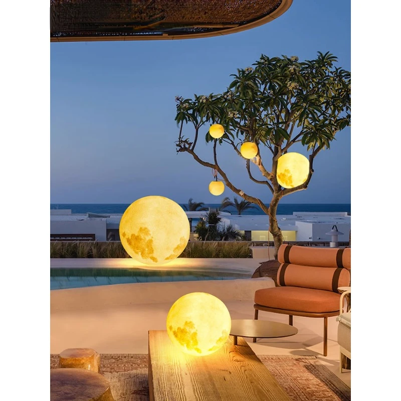 

Garden lights, outdoor moon lights, floor standing patio lights, solar garden lights, balcony ambient lights, moon lights, lawn