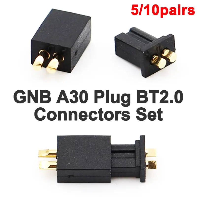Lot de 1/3/5 paires Connecteurs BT2.0 GNB A30 pour Drone FPV 1S Whoop