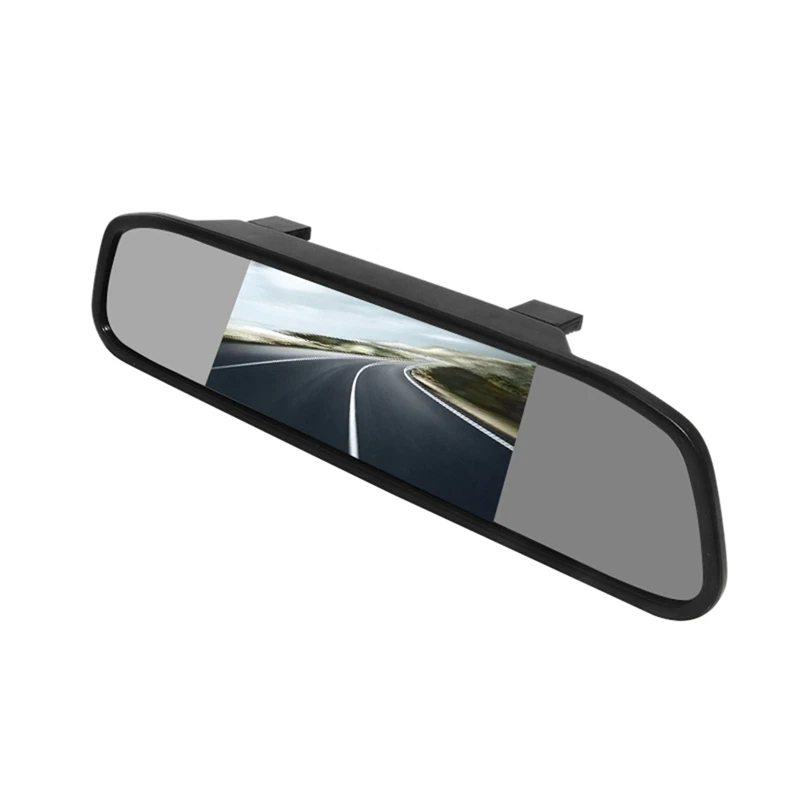 

5-дюймовый TFT LCD HD800X480 экран монитор парковки заднего хода автомобильный монитор с 2 видеовходами
