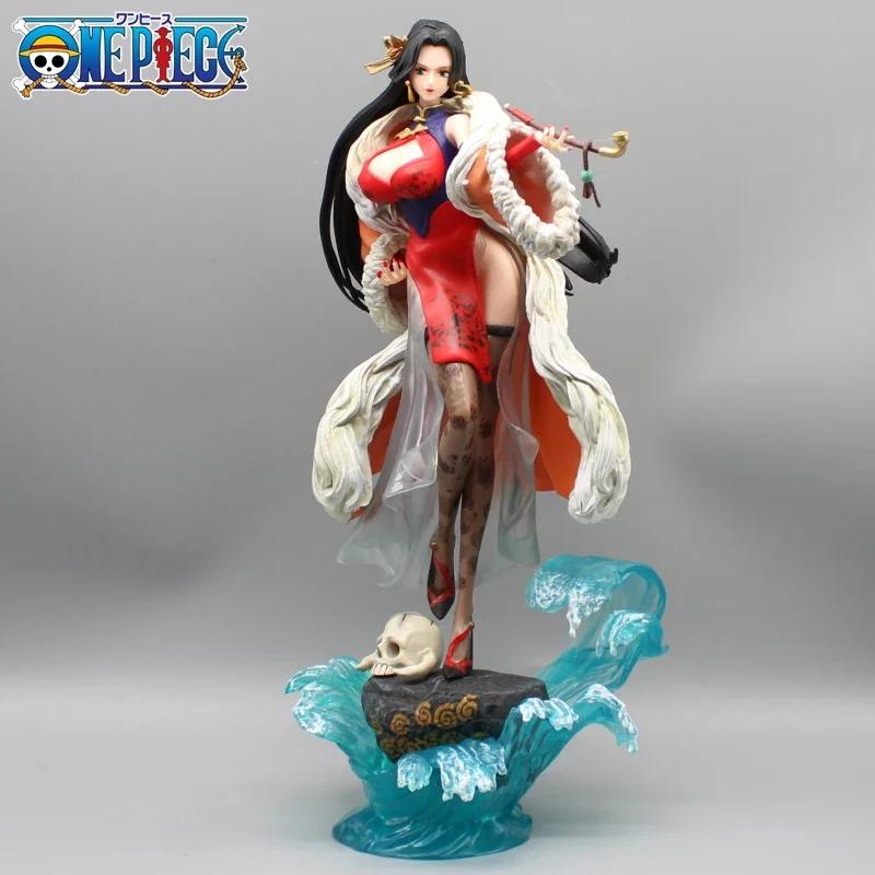 35.5cm Anime One Piece Boa Hancock Figure GK Oka Shichibukai Sexy