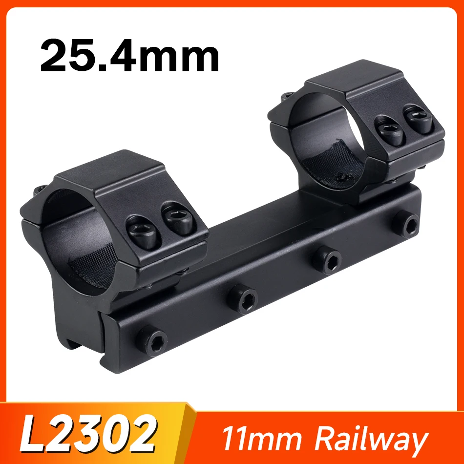 Tactical Rifle Scope 25.4mm Ring Mount Clamp High Low Profile Base Super Precision Rifle Mount Clamp 11mm Rail rifle scope mount ring rifle scope mount scope riser mount scope mount adapter