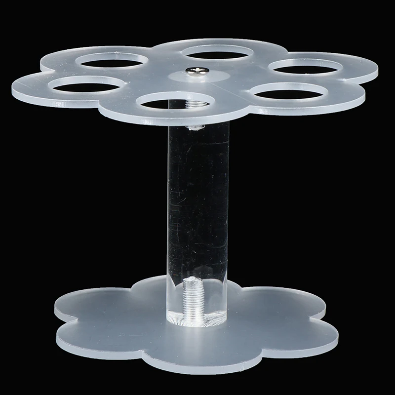 Acrylic Ice Cream Cone Stand Holder 1pcs 6 Holes ice cream cone holder