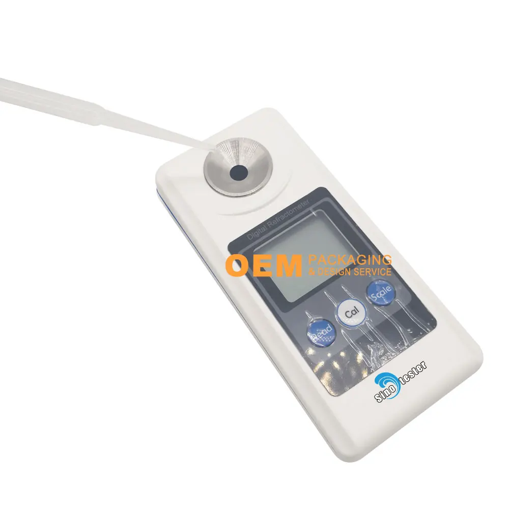 Dp0401 0.050.0 Portable Calibration Auto Refractometer Table Wine Spirits Refractometer