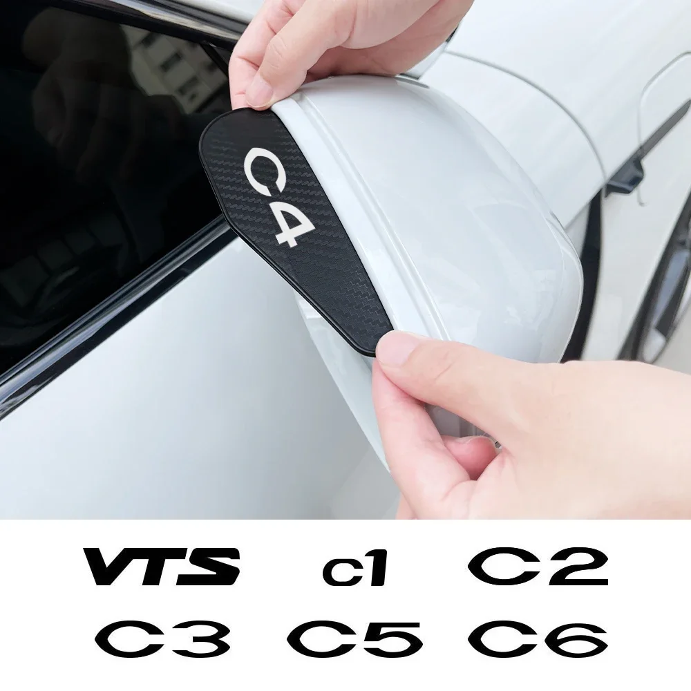 Rearview Mirror Rain Guard Car Rain Eyebrow Auto Accessories For Citroen C4 C3 C5 Aircross C1 C CROSSER Berlingo C Elysee C6 C2 Picasso Jumpy VTS C8 rearview mirror rain eyebrow,rearview mirror rain guard