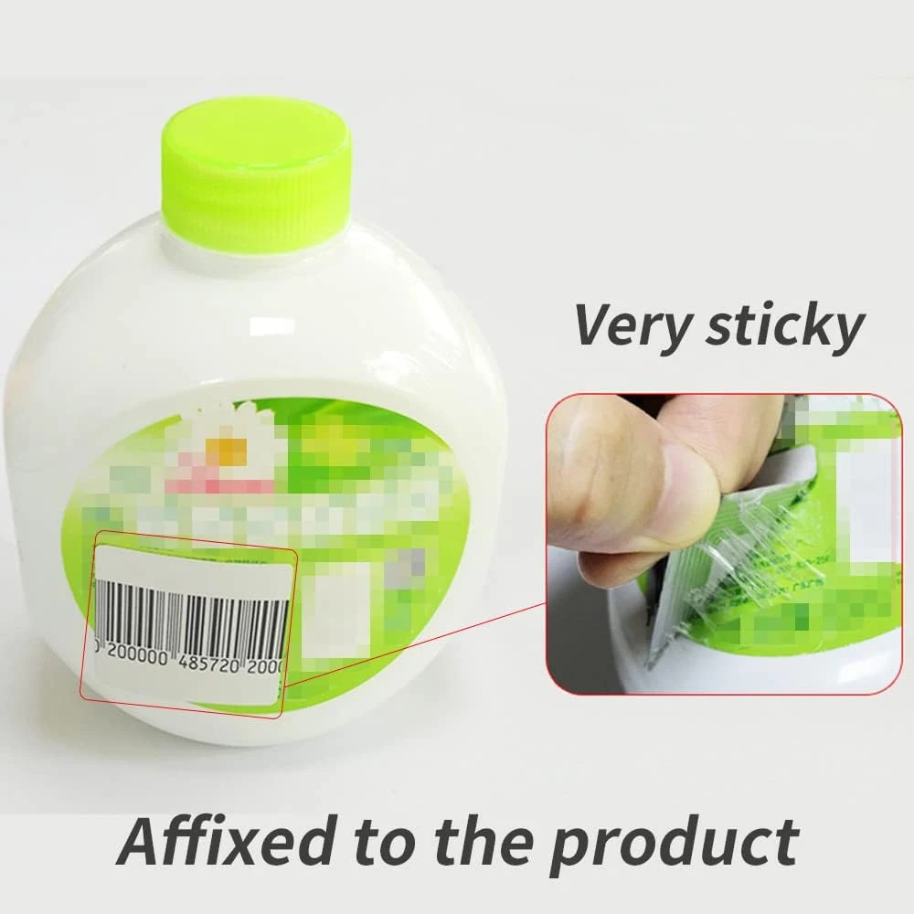 Security Tag Accessory 1000PCS RF 8.2Mhz Security Labels Sticker Square 1.5 X 1.5 Inch Barcode EAS Checkpoint Compatible EAS Loss Prevention