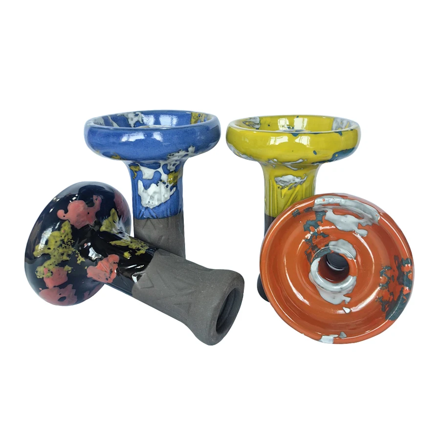 Ceramic Hookah Bowls For Charcoal Tobacco Shisha Hookah Head Chicha Smoking Accessories hookah accessories