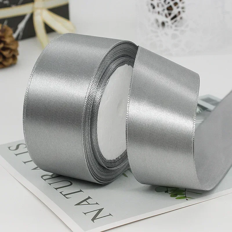Elegant Satin Ribbons for Decoration and Crafting - 25 Yards