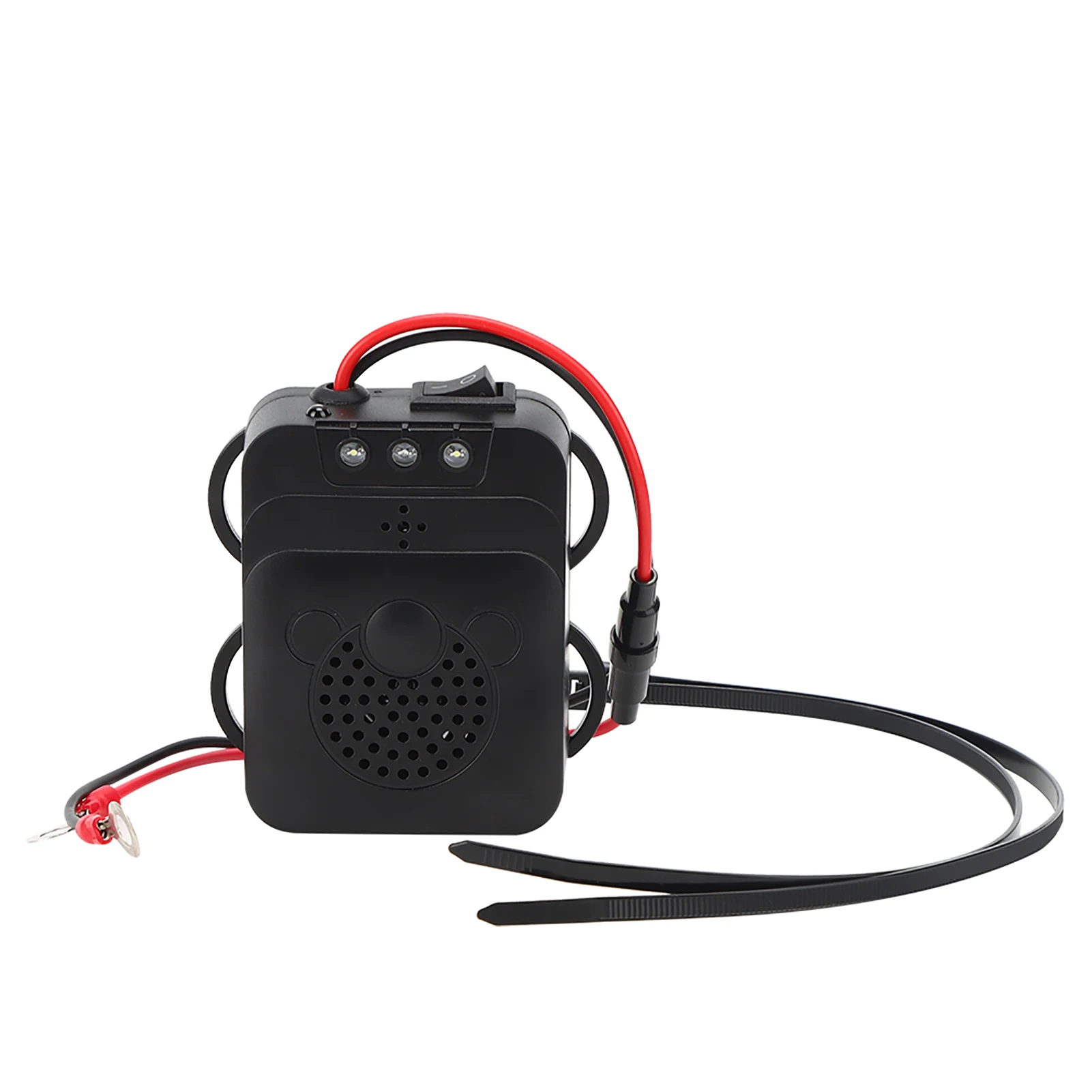 מרחיק עכברים מותקן ברכב, מרחיק מזיקים עם תאורת LED, מנורת סטרוב לבית, מכשיר מרחיק עכברים אולטרסוני 12V