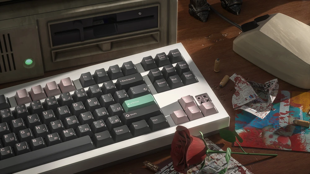 Domikey-Doubleshot Keycap, DCS ABS, Villanella Killing Eve,