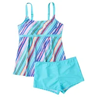 Women Plus Size Bikini Swimwear Tankini Digital Print Bikini Set Adjustable Strap Split Bathing Suit Bohemian Vacation Swimsuit - Image 5