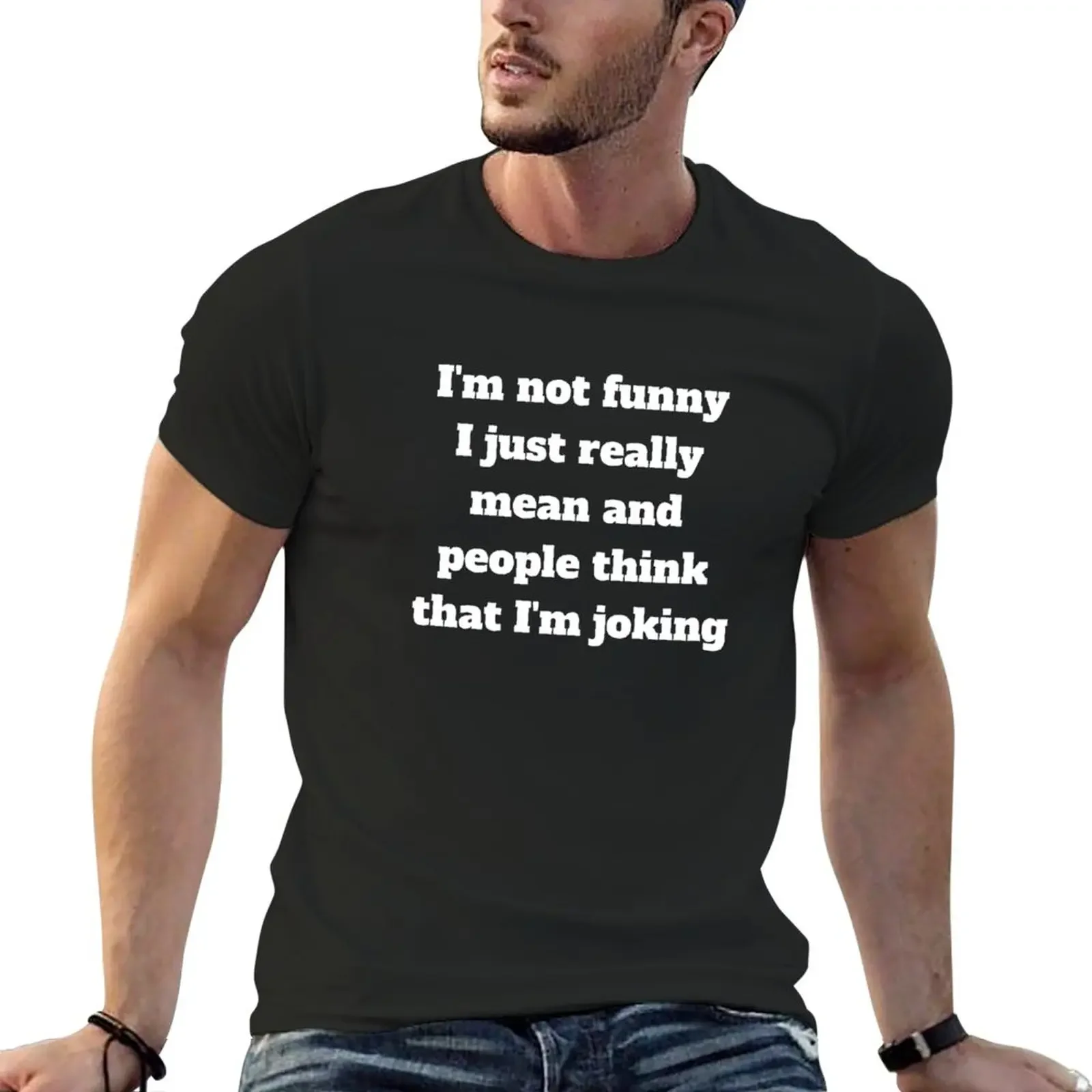 

I'm not funny. Gift idea for girlfriend and boyfriend for Christmas new year T-Shirt boys whites sublime sweat sweat shirts, men
