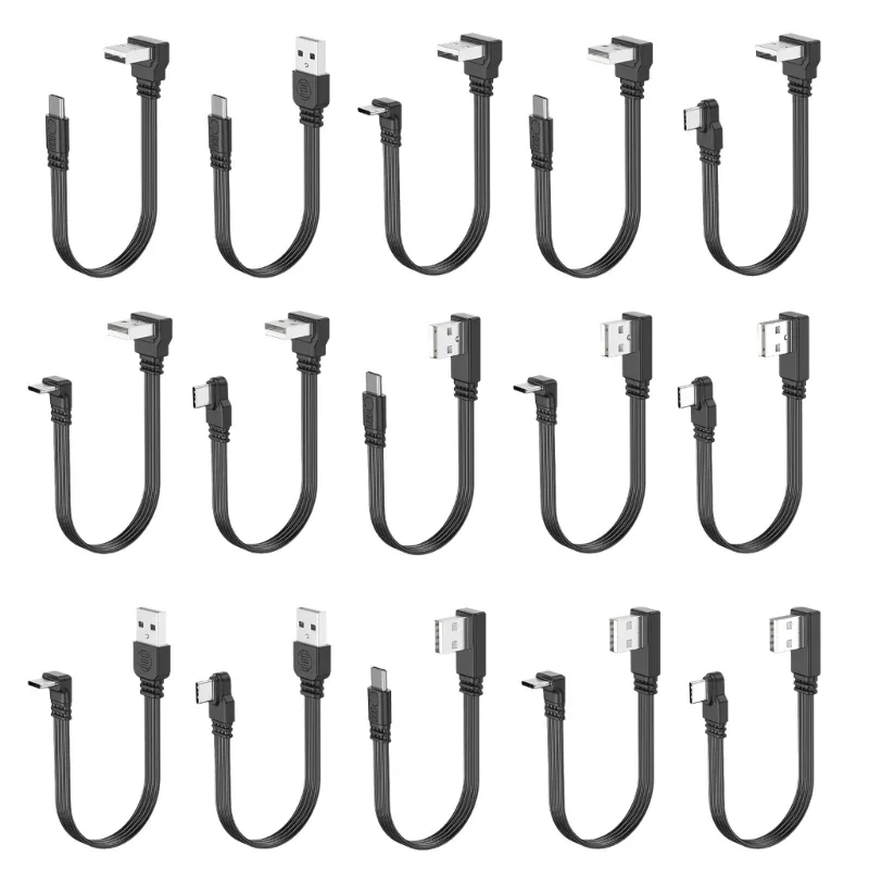 รูปสินค้า สายชาร์จ USB Type-C ยืดหยุ่น 10-100 ซม. งอ 90 องศา ใช้งานได้หลากหลาย