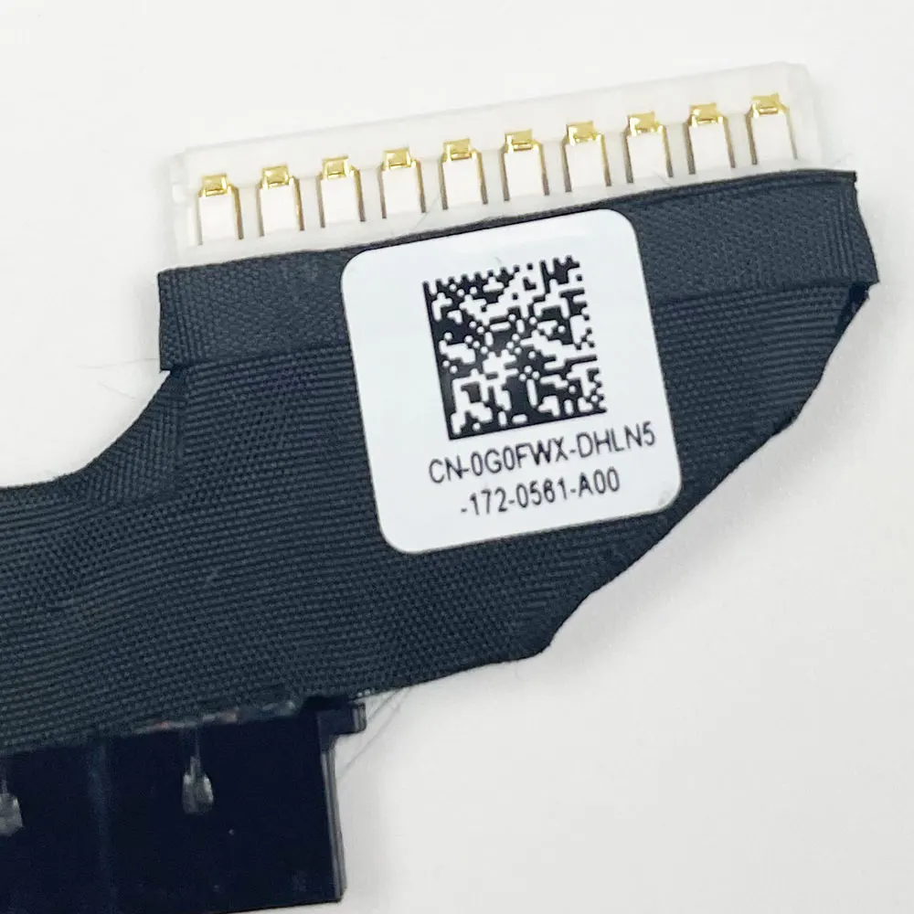 Dell Inspiron 15 5565 5567 P66F 노트북 배터리 케이블 커넥터 라인 용 배터리 플렉스 케이블 DC02002MM00 0G0FWX 교체