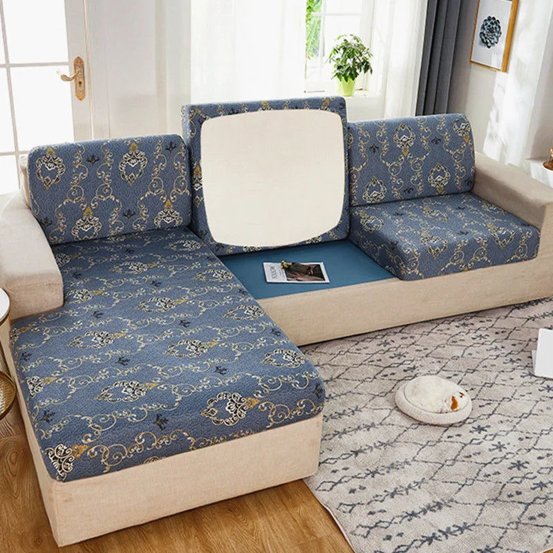 Printed Leopard Sofa Seat Cushion Cover Sofa Covers for Living Room Removable Elastic Seat Chair Cover Furniture Protector