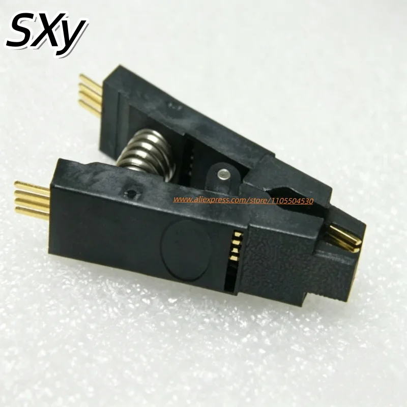 10개 SOIC8 SOP8 IC 테스트 클립(케이블 포함), 플래시 칩 프로그래밍 소켓 어댑터 보드 모듈