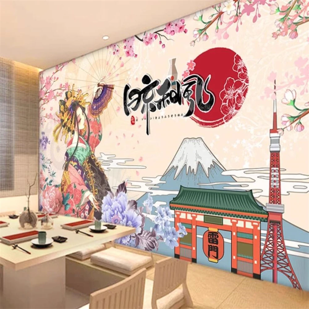 Imagem das senhoras, taberna, Script, pintura ukiyo, adesivos de parede