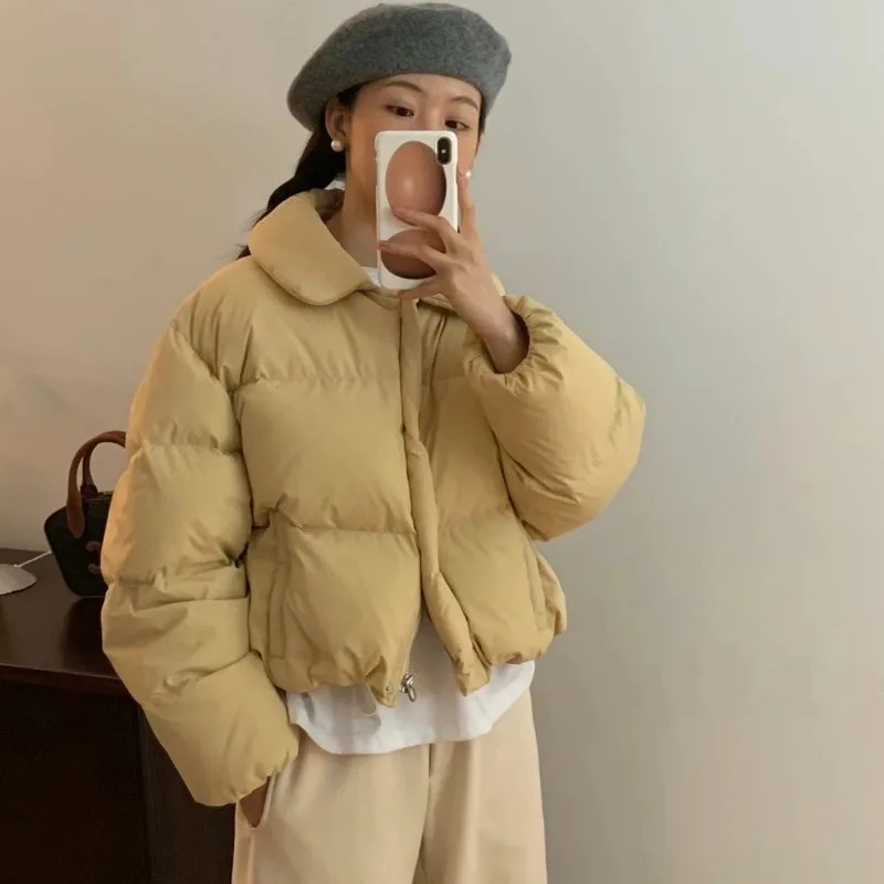 2023 New Women Down Jacket Winter Coat Female Short Parkas Slim Fit  Thick Outwear Given To Philandering Leisure Time Overcoat