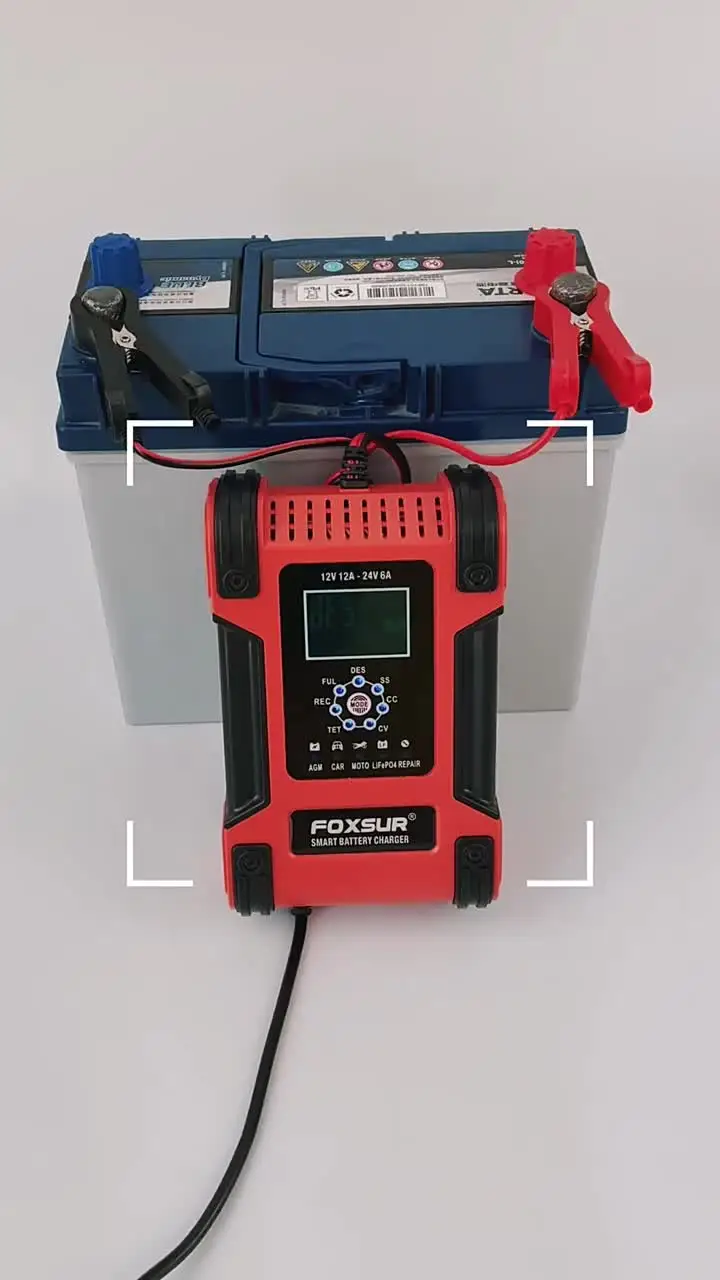 Cargador Bateria Automovil Outeman Cagado De Bateu00eda Paa